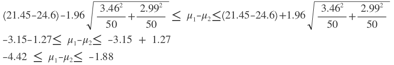 Statics.Inf. about 2 population